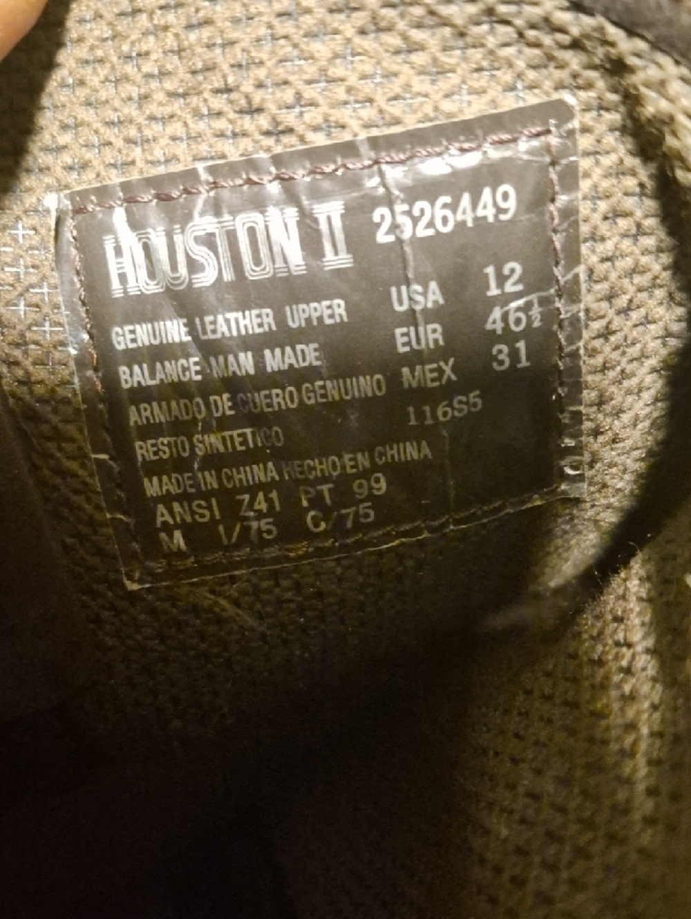 Men's Brown Leather Pull-On Work Boots - Picture 13 of 14